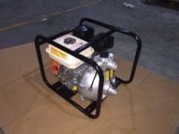 Pompe à haute pression en fonte d'aluminium 7HP pour la lutte contre l'incendie Pompe à eau à essence à double turbine de 1.5 pouces