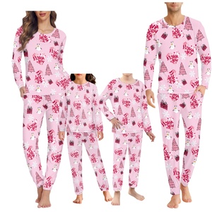 Conjunto de Pijamas de Natal para Família com Estampa de Roupas de Dormir de Manga Longa para Homens, Mulheres e Crianças - Product Image 2
