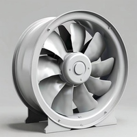 Ventilateur à flux axial résistant aux hautes températures de haute qualité Conception personnalisée ventilateur à flux axial spécial en acier inoxydable