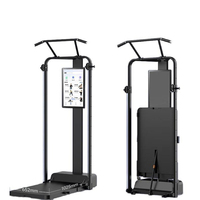 Machine de musculation multi-stations NJ Smart Indoor Home Gym avec structure en acier pour l'entraînement du dos et des jambes