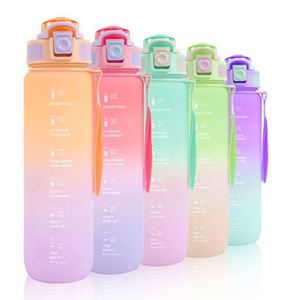 Hot Selling High Quality Out Door Bpa Free Tritan Plastic Sports Water <b>Bottles</b> for Commercial and Gifts Cups Student With <b>Straw</b> - Product Image 2