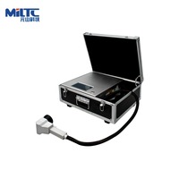 Machine de nettoyage au laser à fibre pulsée portable 100W, refroidie par air, pour l'élimination de la rouille, de la peinture et de l'huile