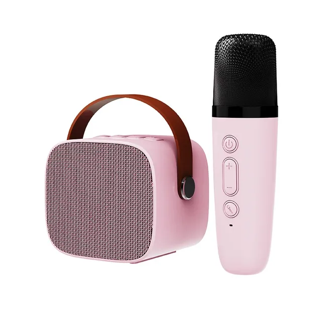 2024 New Design bluetooth Speaker and Microphone Portable Handheld Karaoke for Kids