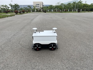 Robot Agv móvil 4Wd autónomo estable de nuevo diseño, Base redonda, restaurante, almacén, rueda de entrega, plataforma de chasis, UGV-8 - Product Image 6