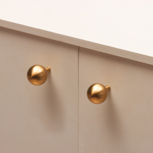 HK0021 Simple Ball Gold Brass <strong>Round</strong> Knob <strong>Handle</strong> for Furniture Hardware Kitchen Cabinet Cupboard Drawer <strong>Door</strong> Pulls Knobs <strong>Handles</strong> - Product Image 3