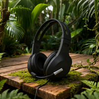 Nuevos Auriculares con Cable Transfronterizos con Interfaz de 3.5 mm y Micrófono Externo para Computadora Portátil