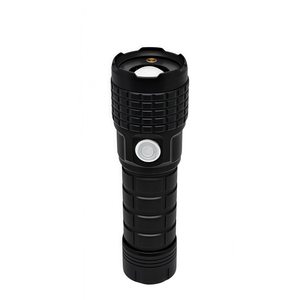 550 lumen tuần tra có thể sạc lại chiến thuật đèn pin Đỏ Laser <span class=keywords><strong>Torch</strong></span> an ninh nhôm nhiệm vụ Zoom nhấp nháy khẩn cấp tập trung đèn - Product Image 4