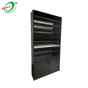 KEWAY Smoke Shop Tobacco <strong>Cigarette</strong> <strong>Display</strong> Rack <strong>Shelves</strong> Adjustable Spring Pushers Wallcase <strong>Display</strong> <strong>Shelf</strong> With Acrylic Push - Product Image 1