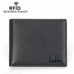 For Men's Fold Short Microfiber Leather Black Brown Smooth Grain Leather Vintage Style RFID Protection 5 Inch Daily Use - Product Image 5