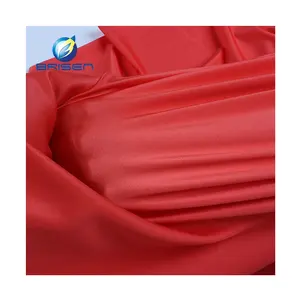 Trung Quốc 87% Đỏ Polyester 13% spandex đàn hồi đồng bằng màu đỏ vải cho bộ bikini