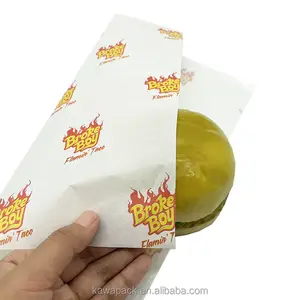 Carta Sandwich antigrasso stampata con Logo personalizzato per uso alimentare