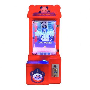 Máquina de garras metálica con temática de pato <span class=keywords><strong>Bluey</strong></span> para niños, juego de arcade para pequeños negocios, fuerza de garra ajustable, sonido y luz coloridos, inglés - Product Image 2