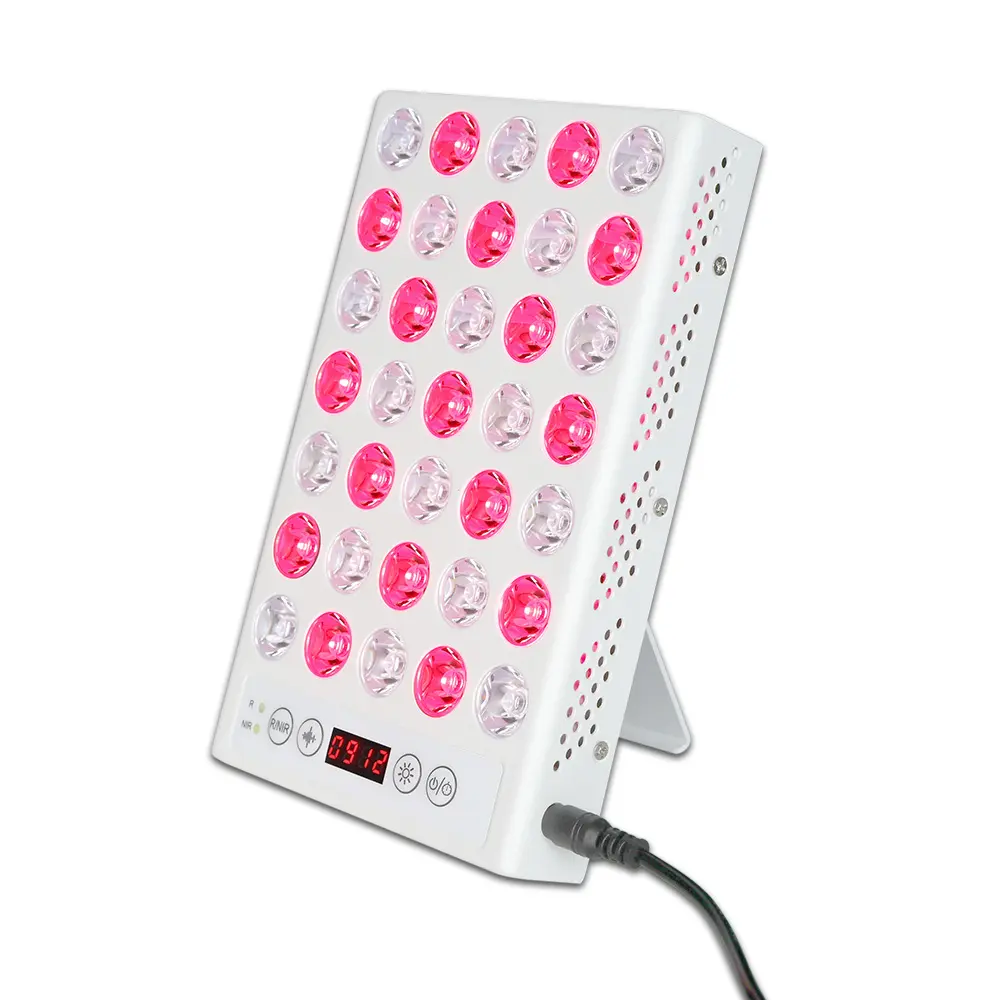 Shopify Drop Shipping Portable face light therapy Desktop pdt face LED red infrared lamp light therapy panels