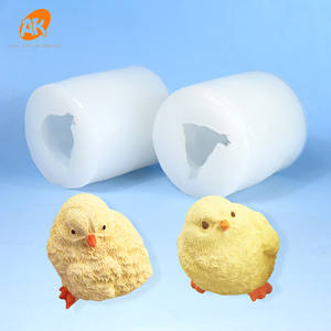 AK Poussin 3D Moule En Silicone pour DIY Squishy Pudding Mousse Moules À Gâteau pour Bougie Pâtisserie Cuisson Gâteau Décoration Outils <span class=keywords><strong>Boulangerie</strong></span> - Product Image 1