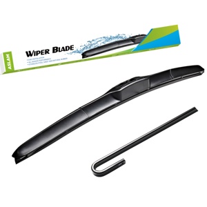 26 + 14 Inch Bracketless Windshield Wiper Blades – Premium OEM Quality J-Hook Blades (1-Year Warranty)