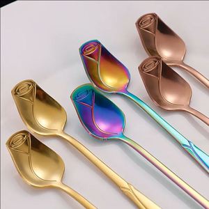 Cuchara mezcladora de café de acero inoxidable con mango largo, cuchara mezcladora de cócteles con mango largo, herramienta de cocina duradera, regalo - Product Image 4