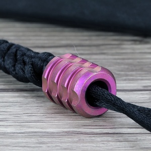 Hợp kim Titan TC4 dao hạt dây buộc dây Mặt dây chuyền - Product Image 5