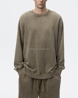 Vêtements de créateurs à col rond unisexe 2025 nouveautés 100% coton épais GSM Logo personnalisé brodé Produits d'hiver tendance