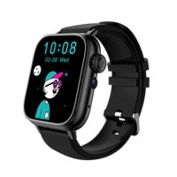 Montre connectée pour enfants avec caméra TFT, podomètre, lampe de poche, réveil, fonction d'appel, musique, cadran dynamique de dessin animé, IP67