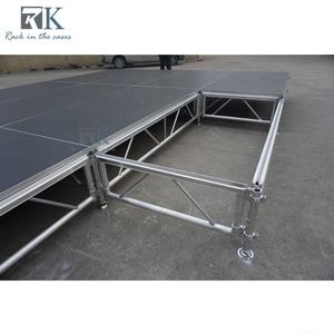 RK 750 Kg/m <b>Aluminum</b> Alloy & Plywood Quick-Lock Portable Stage 48 ft Modular Platform for Event Shows - Product Image 6