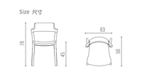 Chaise de salle à manger sans bras moderne de luxe nordique de qualité supérieure avec chaise de salon de restaurant en bois de frêne bureau à domicile