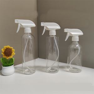 Offre Spéciale – Flacons Cosmétiques Manuels en Plastique 500ml Noirs Transparents avec Pulvérisateurs à Gâchette pour Jardinage Domestique - Product Image 6