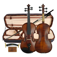 Best Brand Custom Made Professional Violin Wholesale Price Handcrafted Italian Skill String Instrument Good Sound Red Brown