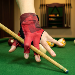 Guantes sin dedos para billar, para mano izquierda, de poliéster/algodón, antideslizantes, elásticos, para deportes al aire libre, gimnasio, fiestas, etc. - Product Image 3
