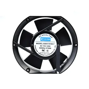 Endüstriyel eksensel fanlar 172x150x51mm 110v 220v 240v 172mm Ac soğutma fanı soğutucu