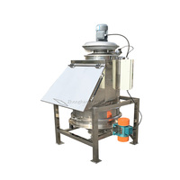 Station de déchargement haute performance en acier inoxydable pour sacs de détergent/lave-linge/poudre de gypse avec alimentateur automatique et tamis vibrant