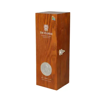 Placa con nombre de mosaico Chapado en MDF, excelente diseño DS, madera, nuevo almacenamiento, se acepta logotipo personalizado, cajas de vino de madera