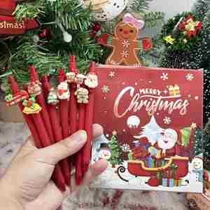 Bolígrafos Navideños con Personajes de Dibujos Animados, Lindos y Deportivos, con Logotipo Navideño, de Plástico de 1.0 mm, para Regalos de Cumpleaños, Premios Escolares, Regalos para Estudiantes y Niños - Product Image 4