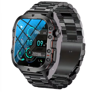 Smartwatch Quadrato AMOLED Personalizzato con Logo, Fitness Tracker, Monitoraggio Frequenza Cardiaca, Pressione Sanguigna, SpO2, Impermeabile IP65, Chiamate BT, Email, OEM - Product Image 6