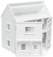 Casa de Muñecas de Madera Grande de Dos Pisos, Juego de Casa de Muñecas de Madera - Apta para Mayores de 3 Años