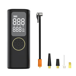 Pompe à air électrique pour voiture, sans fil, portable, <span class=keywords><strong>gonfleur</strong></span> de pneus numérique électrique, pompe à air pour voiture <span class=keywords><strong>12</strong></span> <span class=keywords><strong>V</strong></span> avec lampe de poche - Product Image 1