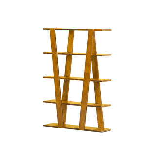 Muebles de casa de muñecas de madera DIY a escala 1/12 con estante de almacenamiento hueco hecho a mano Mini casillero de plástico modelo adornos - Product Image 1