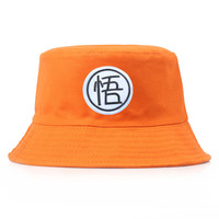 Casquette Panama Unisexe Fitspi Anime Cosplay Son Goku, Chapeau de Pêcheur pour Activités de Plein Air, Chapeau de Baseball Décontracté pour la Plage