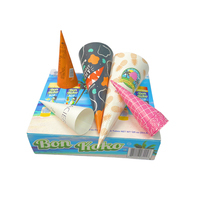 Prix d'usine – Gobelets à cornets de crème glacée biodégradables et écologiques, personnalisables avec logo, pour boissons énergisantes, vin, qualité alimentaire