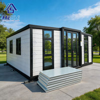 Maison Modulaire Préfabriquée Personnalisée 20Ft 40Ft, 2, 3 ou 4 Chambres, Prix Compétitif, Maison Conteneur Extensible