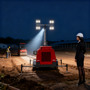 9M 12m Torre de luz hidráulica Gener Iluminación exterior Japón D1105 Motor diésel - Product Image 1