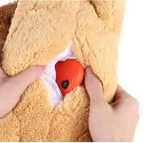 Mainan hewan peliharaan, keluaran baru mewah, detak jantung, mainan latihan perilaku, pereda kecemasan, boneka alat bantu tidur, tahan lama, mainan mengunyah anjing - Product Image 4