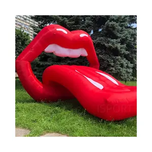 6 Tipos de Modelo de Boca Inflable <span class=keywords><strong>Gigante</strong></span>/Beso Inflable/Labios Rojos Inflables para Escenario - Product Image 1