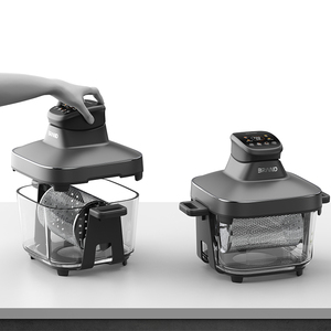 Cao Cấp Xách Tay Nồi Chiên Không Khí Máy 1.5L Để 6L Công Suất Vuông Thiết Kế Hiện Đại Chất Lượng Cao Glass Nồi Chiên Điện - Product Image 5