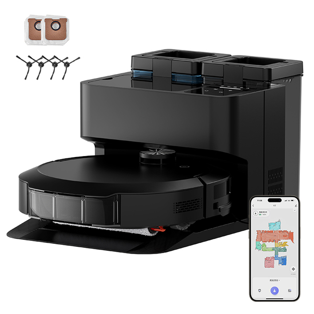 Multi-Function Charging Station Robot Vacuum and Mop Cleaner with Intelligent App Operation