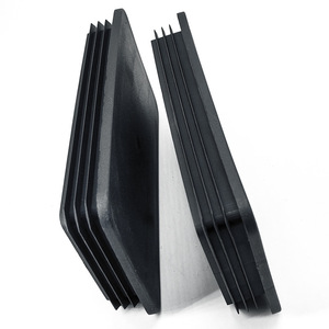 Xinglong Furniture Accessories <b>Square</b> Plug 100x200mm Steel <b>Pipe</b> Plug For Furniture Plastic Accessories - Product Image 2