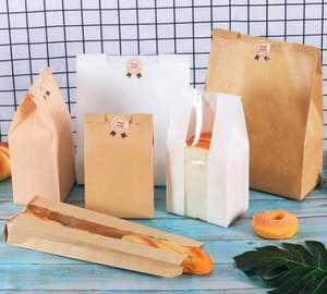 Sac en papier résistant à la graisse, sac en papier pour l'emballage des aliments, sacs en papier pour la cuisson, le pain grillé, les sandwichs, les plats à emporter - Product Image 4