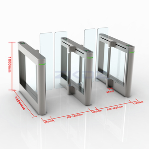 Kantoorgebouw Toegangscontrole Oplossing Anti-Klim Schommel Tourniquet Gezichtsherkenning Swing Barrière Toegangscontrole Oplossingen - Product Image 2