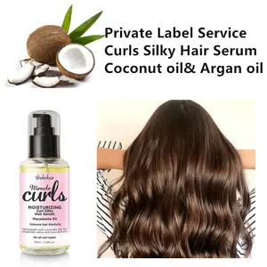Curl Cream Private Label Curly Enhancer Activator Cream Frizz Control Voor Golvende En Krullend Haar Krul Definiëren Haar Curling Crème