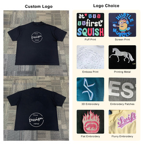 JL611C t-Shirt da uomo in cotone di alta qualità a tracolla veloce personalizzata 320 gsm t-Shirt pesante oversize <span class=keywords><strong>stampa</strong></span> digitale - Product Image 2