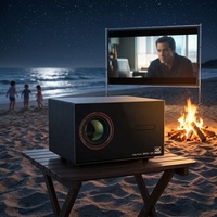 STR-MPK96 Projecteur intelligent 4K UHD LCD pour cinéma maison, vidéo extérieure, 1200Lm, WiFi, BT, autofocus, support de montage au plafond